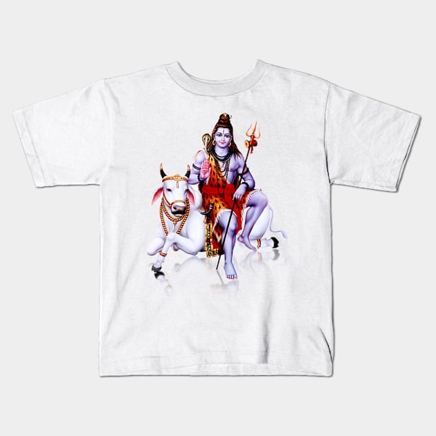 Shiv , shiva , bhole , om, , lord shiva Kids T-Shirt by justrachna